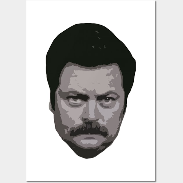 Ron Swanson Wall Art by raidrival